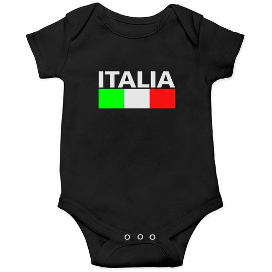 Italy Italia Flag Onesies