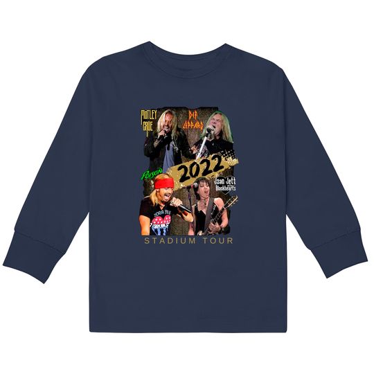Discover The Stadium Tour 2022  Kids Long Sleeve T-Shirts, Music Concert  Kids Long Sleeve T-Shirts
