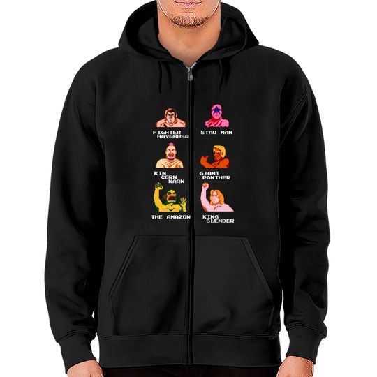 Pro Wrestling Fighters - Pro Wrestling - Zip Hoodies