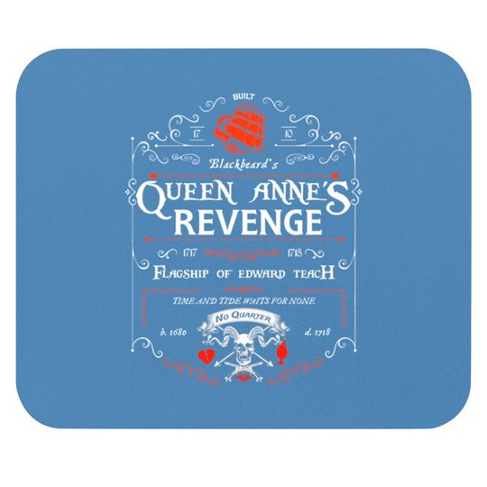 Blackbeard the Pirate and the Queen Anne's Revenge - Blackbeard - Mouse Pads
