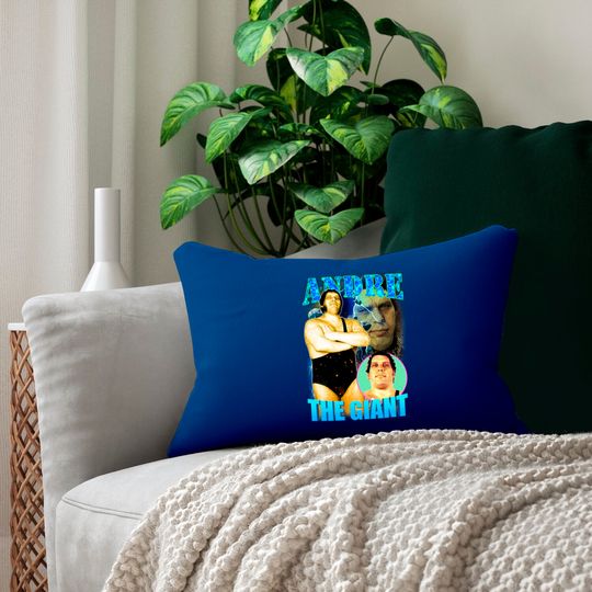 Giant Bootleg - Andre The Giant - Lumbar Pillows