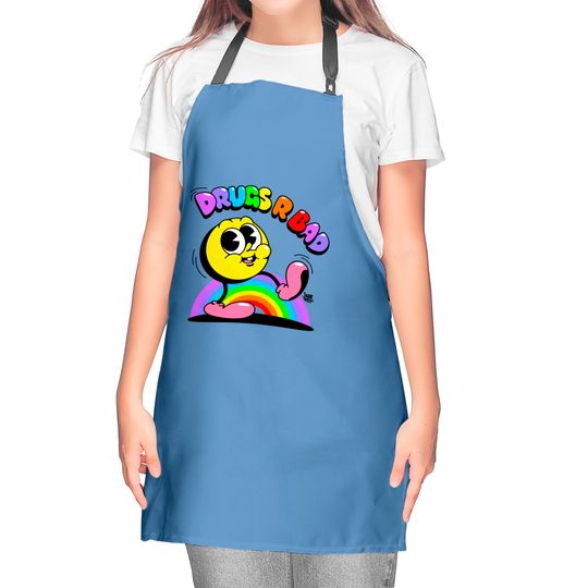 Drugs aint cool - Drugs - Kitchen Aprons