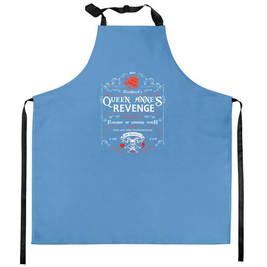 Discover Blackbeard the Pirate and the Queen Anne's Revenge - Blackbeard - Kitchen Aprons