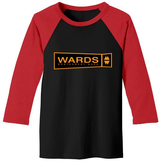 Montgomery Wards 1960s Style Logo - Montgomery Ward - Baseball Tees