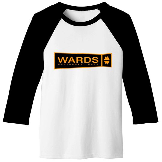 Montgomery Wards 1960s Style Logo - Montgomery Ward - Baseball Tees