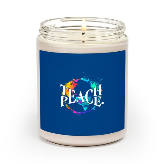Teach Peace Hippie World - Hippie - Scented Candles
