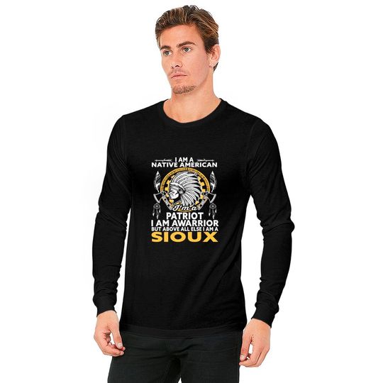 Sioux Tribe Native American Indian America Long Sleeves