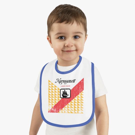 Narragansett label from Jaws, distressed - Jaws - Bibs