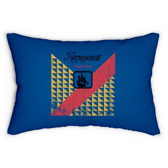 Discover Narragansett label from Jaws, distressed - Jaws - Lumbar Pillows