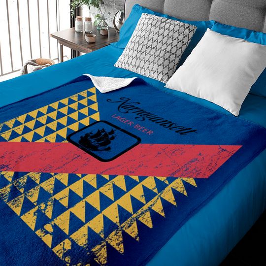 Narragansett label from Jaws, distressed - Jaws - Baby Blankets