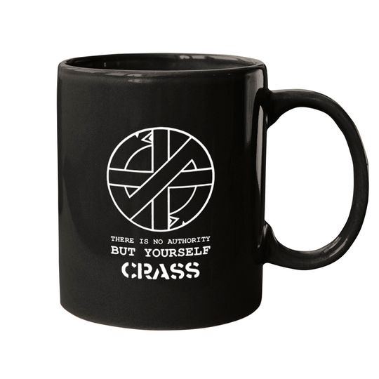 Crass There Is No Authority But Yourself Mugs