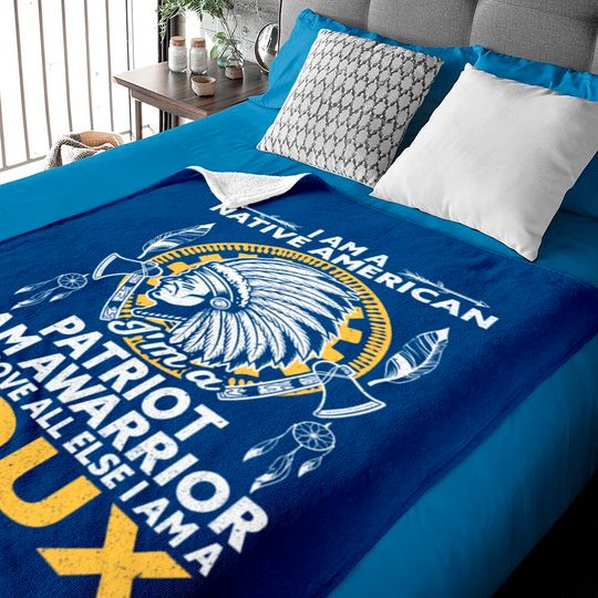 Sioux Tribe Native American Indian America Baby Blankets