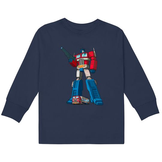 Discover Optimus Prime - Transformers -  Kids Long Sleeve T-Shirts