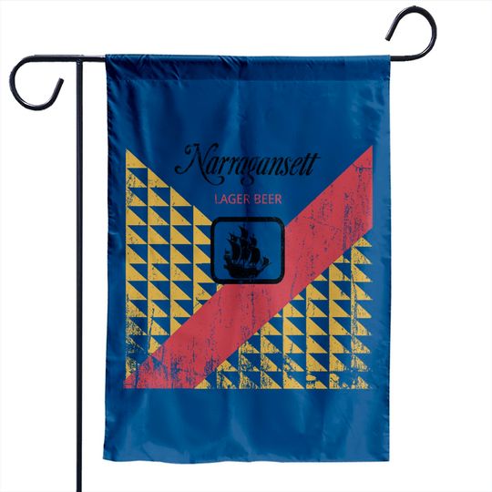Narragansett label from Jaws, distressed - Jaws - Garden Flags