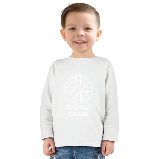 Crass There Is No Authority But Yourself  Kids Long Sleeve T-Shirts