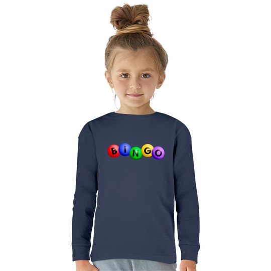 bingo  Kids Long Sleeve T-Shirts
