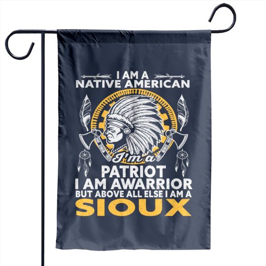 Sioux Tribe Native American Indian America Garden Flags
