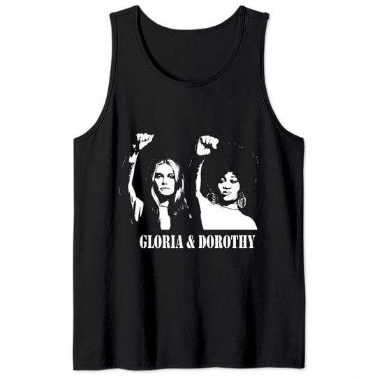 GLORIA & DOROTHY Stencil - Feminism - Tank Tops