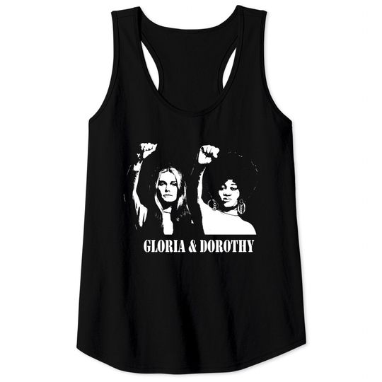 GLORIA & DOROTHY Stencil - Feminism - Tank Tops