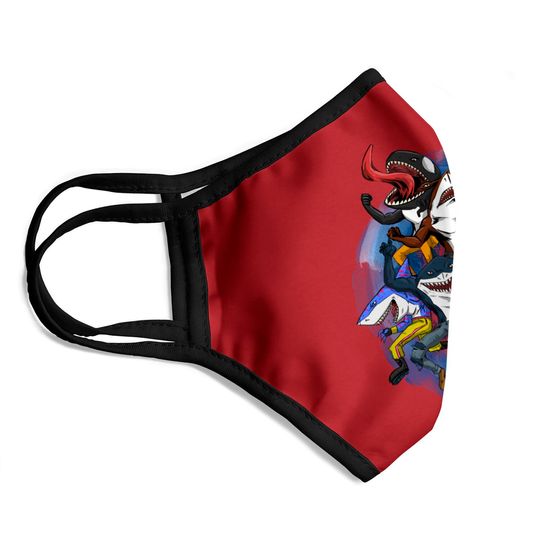 Shark attack! - Street Sharks - Face Masks