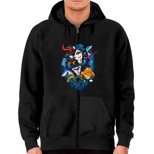 Shark attack! - Street Sharks - Zip Hoodies