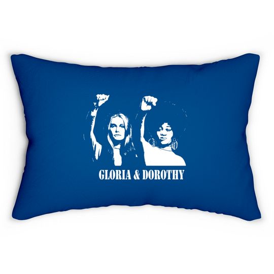 GLORIA & DOROTHY Stencil - Feminism - Lumbar Pillows
