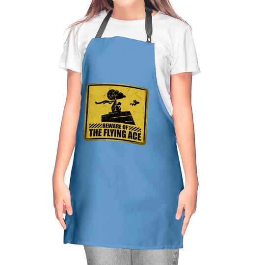 Beware of the Flying Ace - Snoopy - Kitchen Aprons