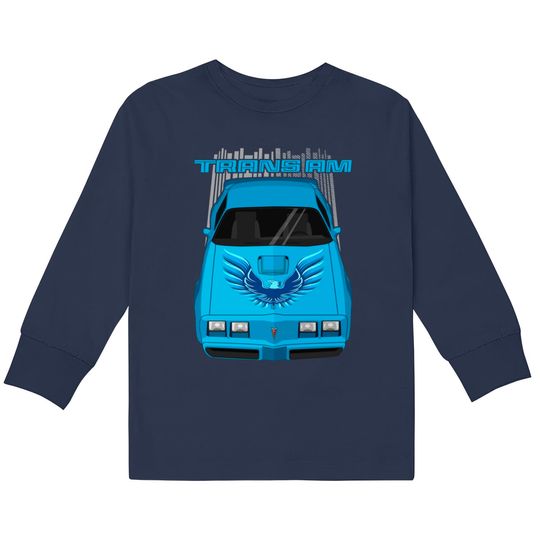 Firebird Trans Am 79-81 - Atlantis blue - Blue -  Kids Long Sleeve T-Shirts