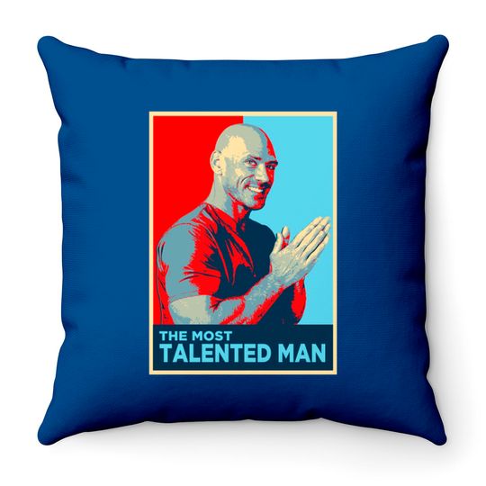 Johnny Sins Most Talented Man on Earth - Johnny Sins - Throw Pillows
