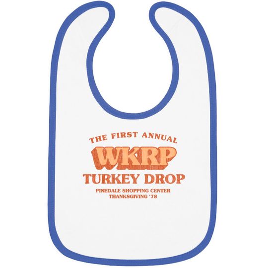 Wkrp Turkey Drop Vintage - Wkrp Turkey Drop - Bibs