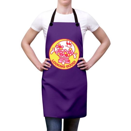 Scratch N Sniff Gumball Love - Retro Vintage Aesthetic - Aprons