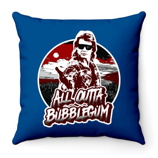 Discover All Outta Bubblegum - They Live - Throw Pillows