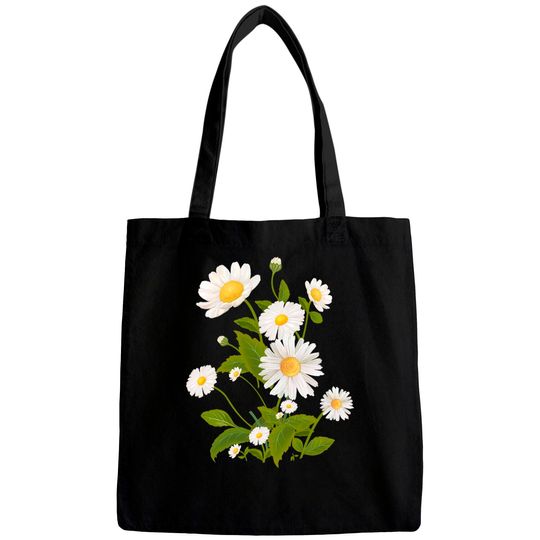 Marguerite Daisy Print - Daisy Flower - Bags