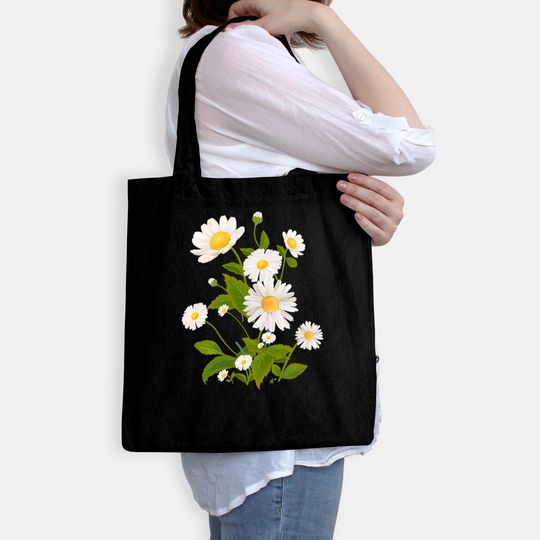 Marguerite Daisy Print - Daisy Flower - Bags