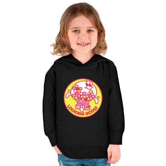 Scratch N Sniff Gumball Love - Retro Vintage Aesthetic - Kids Pullover Hoodies
