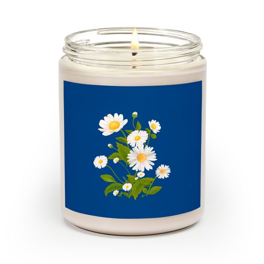 Marguerite Daisy Print - Daisy Flower - Scented Candles