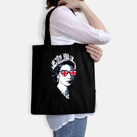 Queen Elizabeth II UK Flag Heart Sunglasses - Queen Elizabeth Ii - Bags