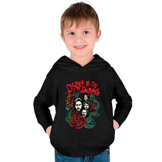 D and D - Derek And The Dominos - Kids Pullover Hoodies