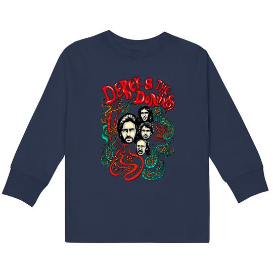 Discover D and D - Derek And The Dominos -  Kids Long Sleeve T-Shirts