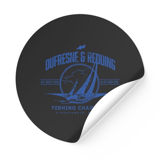 Discover Dufresne & Redding Fishing Charters - Shawshank Redemption - Stickers