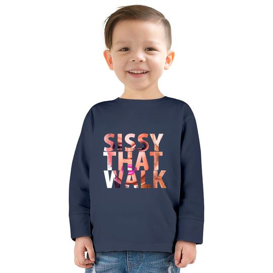 SISSY THAT WALK - Rupaul -  Kids Long Sleeve T-Shirts
