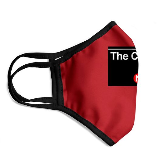 The City Subway Sign - New York City - Face Masks
