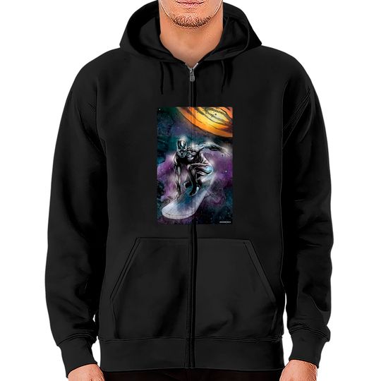 The Savior of Galaxies - Silver Surfer - Zip Hoodies