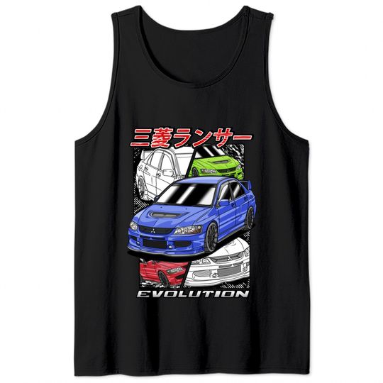 JDM Lancer Evo - Lancer Evolution - Tank Tops