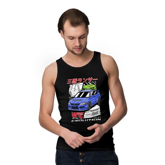 JDM Lancer Evo - Lancer Evolution - Tank Tops