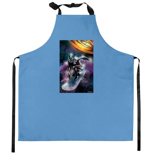 The Savior of Galaxies - Silver Surfer - Kitchen Aprons