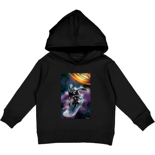 The Savior of Galaxies - Silver Surfer - Kids Pullover Hoodies