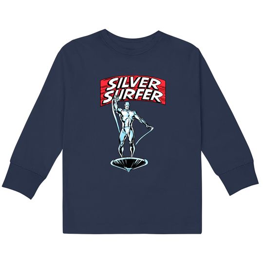 Discover The Silver Surfer - Silver Surfer -  Kids Long Sleeve T-Shirts
