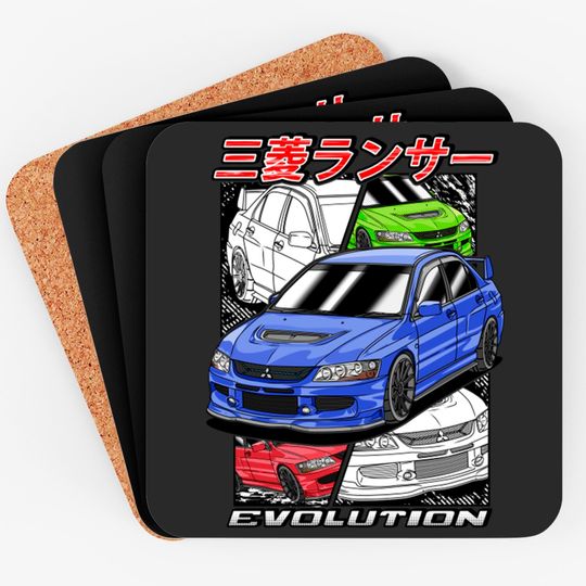 Discover JDM Lancer Evo - Lancer Evolution - Coasters