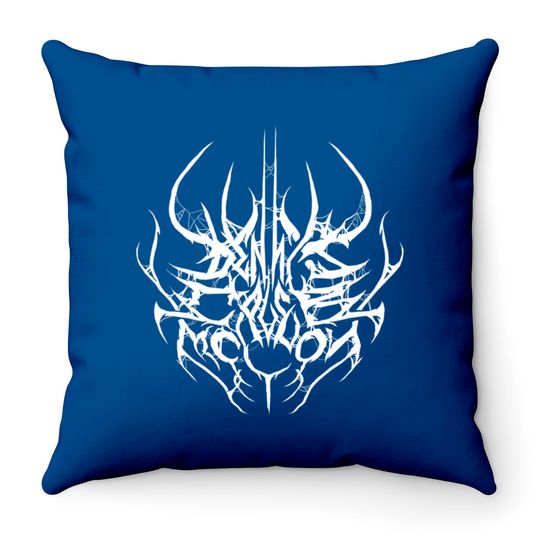 Dennis Caleb McCoy - Death Metal Logo - Bill And Ted - Throw Pillows